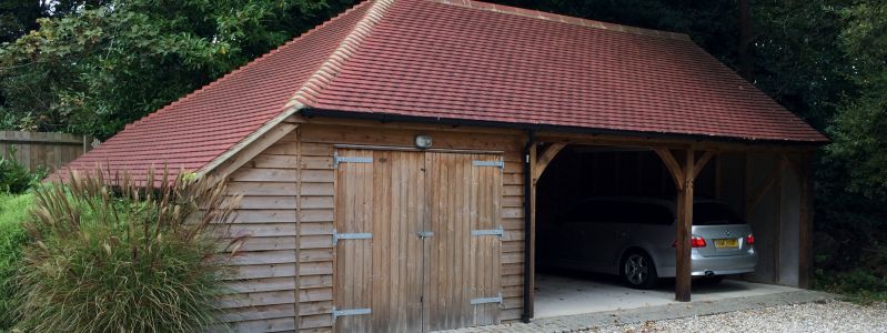 Customer case study: Double-bay timber carriage house in Newbury